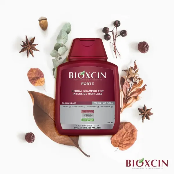 Bioxcin Forte – ziołowy szampon na intensywne wypadanie 300 ml